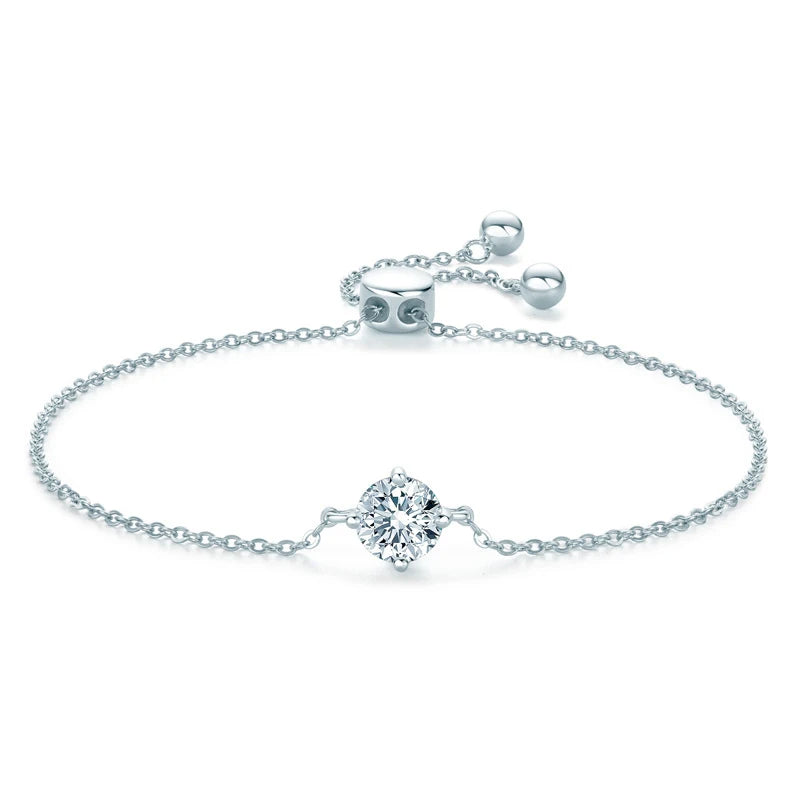 Bright Moissanite Bracelet