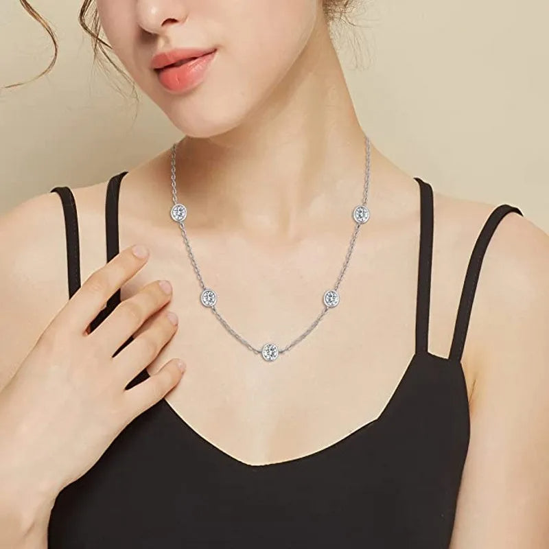 Fashion Luxury Classic Moissanite Necklace