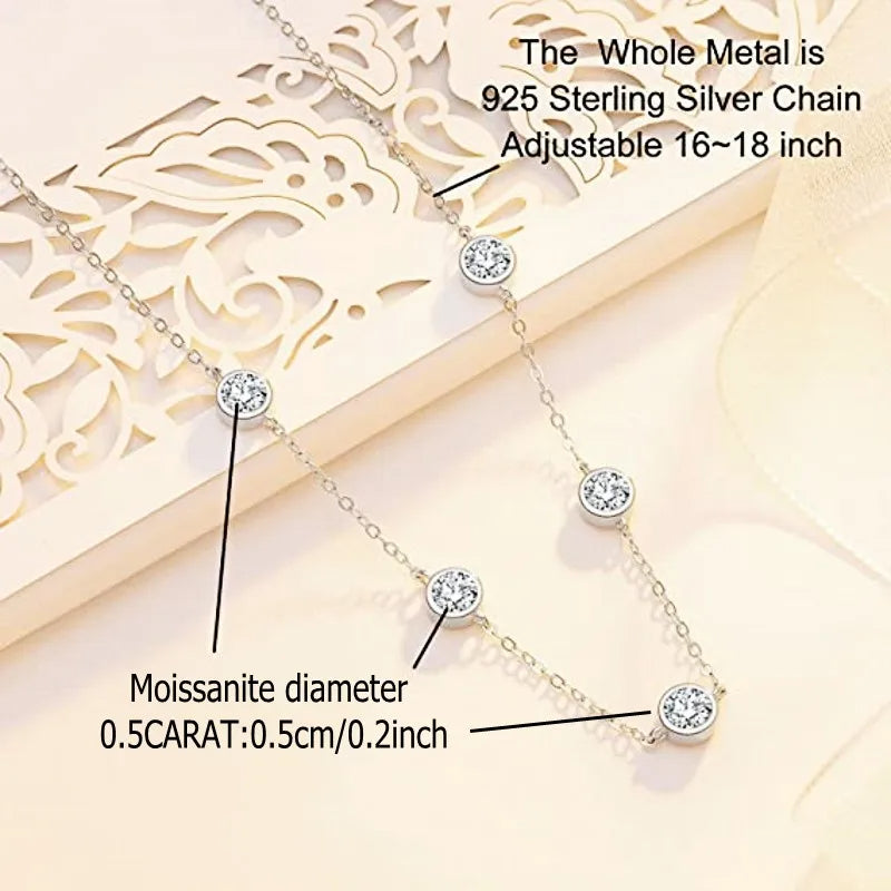 Fashion Luxury Classic Moissanite Necklace