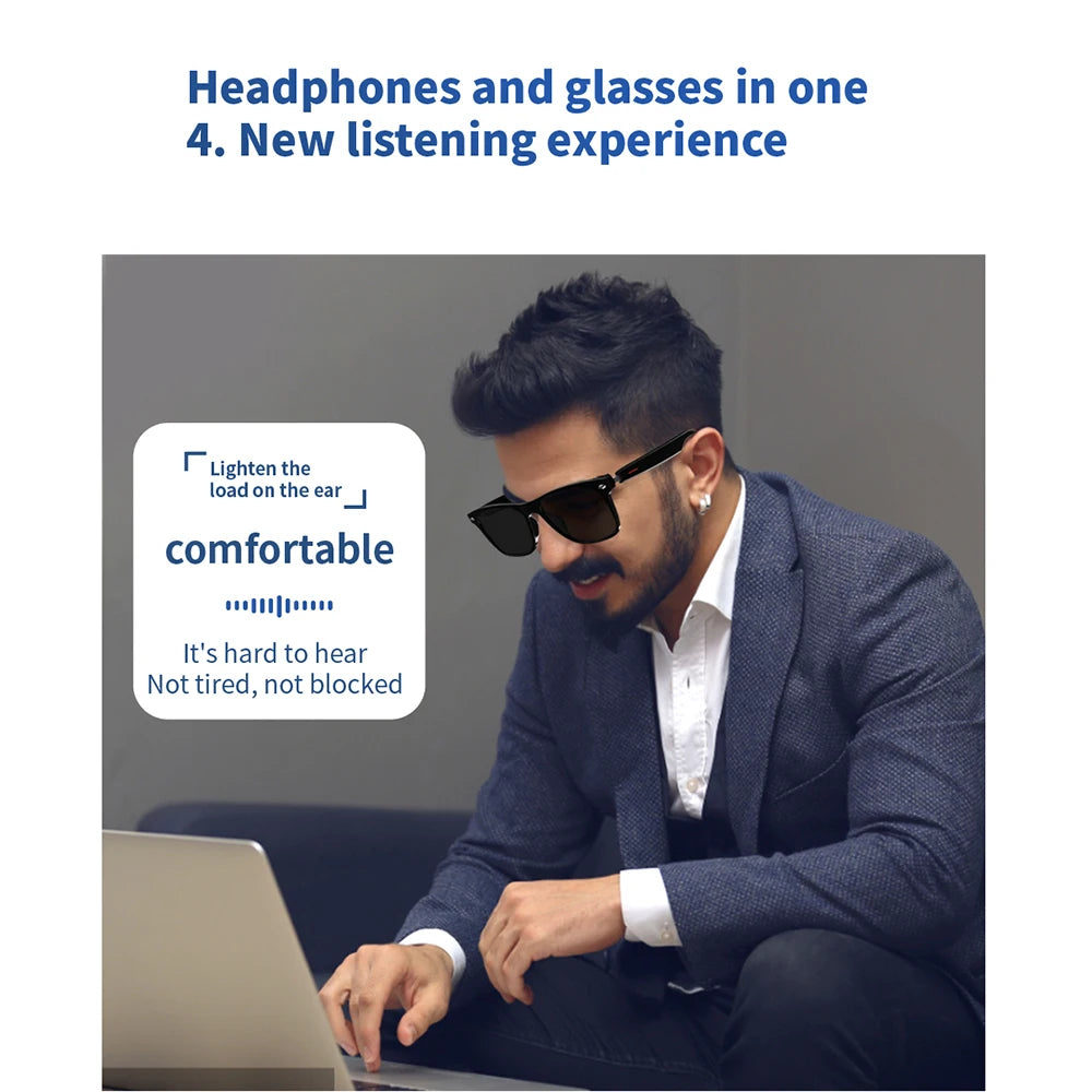 Bluetooth Smart  Glasses - New 2024