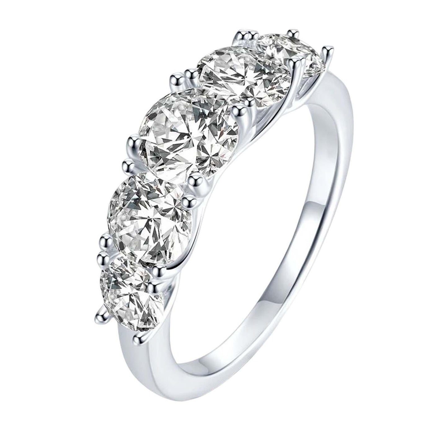 Moissanite Promise Ring