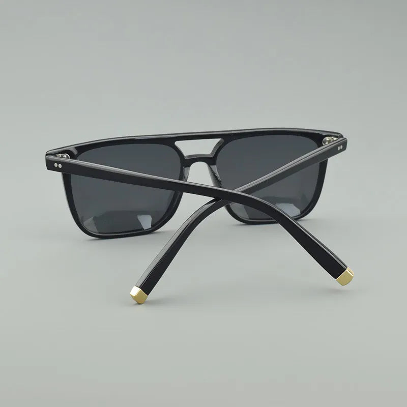 Die Neue Marke Vintage Sonnenbrille 2024 für Männer und Frauen Square Retro