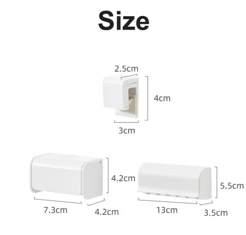 Soporte de pared para cepillos de dientes y pasta de dientes sin perforaciones: su solución organizadora para el baño