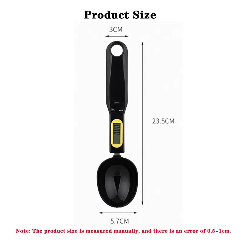 Cuchara de báscula de cocina digital LCD para ingredientes en porciones perfectas