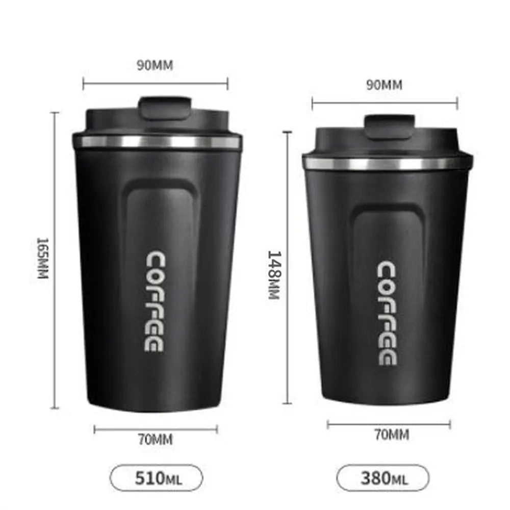 Stainless Steel Smart Coffee Tumbler with Temperature Display