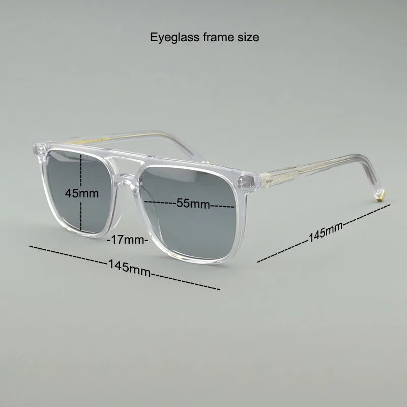 Die Neue Marke Vintage Sonnenbrille 2024 für Männer und Frauen Square Retro