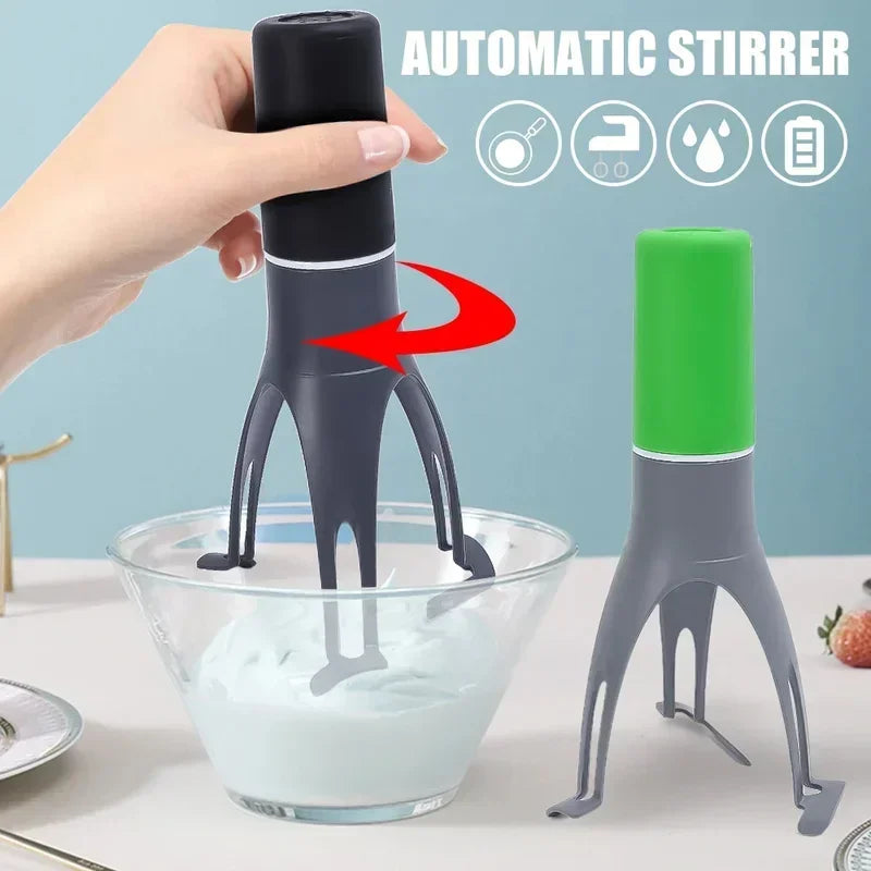 Automatic Triangular Stirrer Egg Beater Food Sauce Soup Stirrer Kitchen Tools