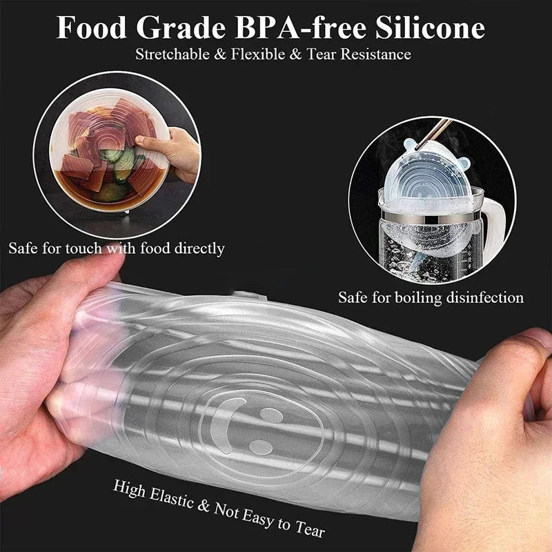 Silicone Stretch Lid Kitchen Accessories