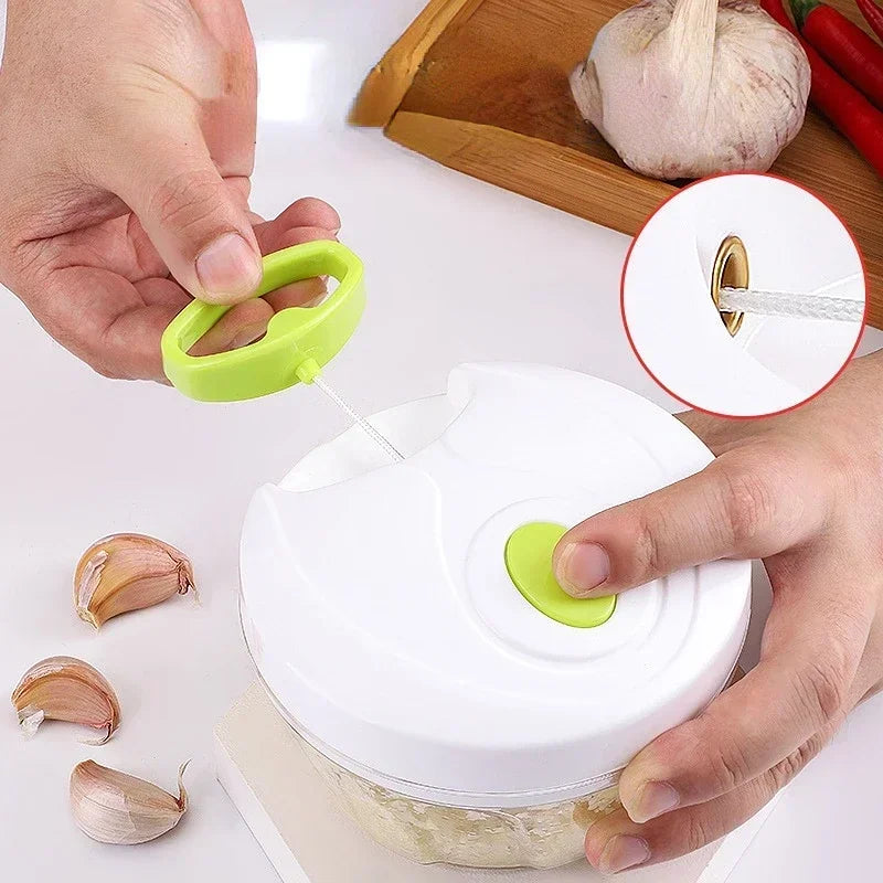 Mini Garlic  Manual Fruit, Meat and Vegetable Chopper for Culinary Mastery