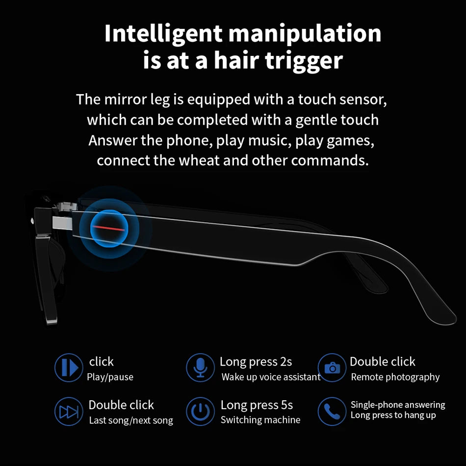 Bluetooth Smart  Glasses - New 2024