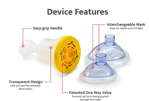 AntiChoke  Device First Aid Choking Relief