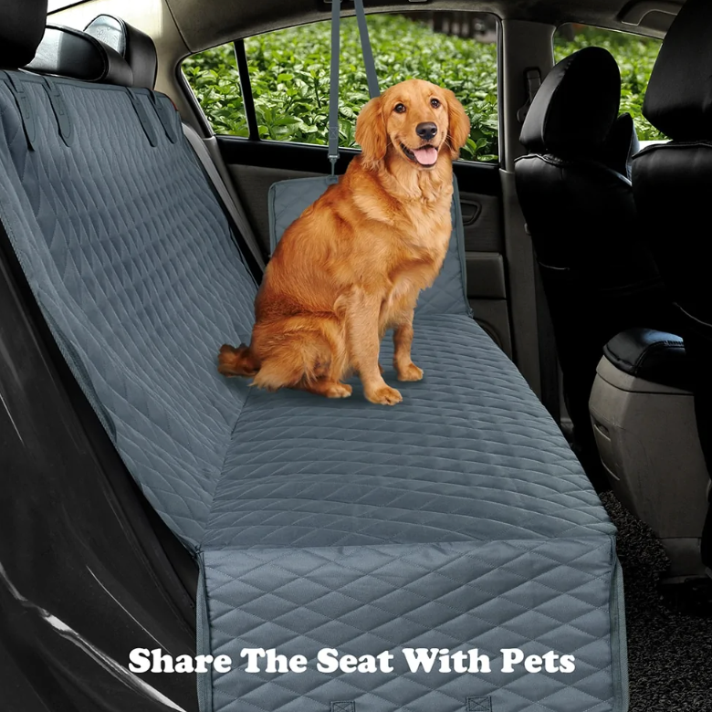 Pet Car Seat Cover, Waterproof, Dirt-Resistant, Suitable for Various Car Back Seat Models