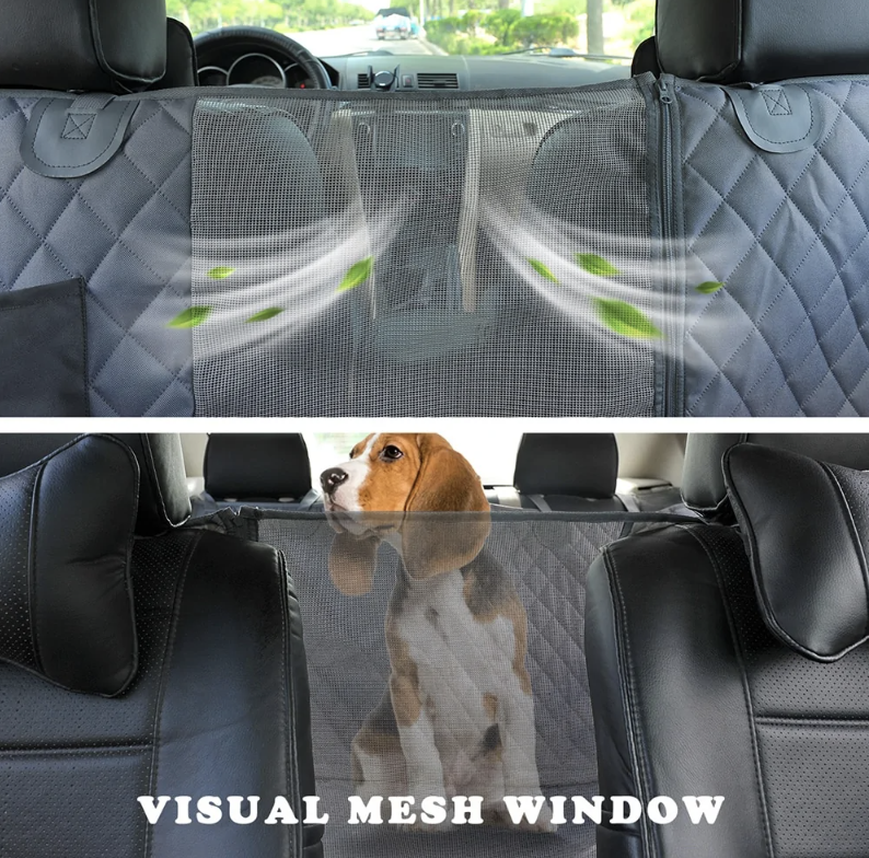 Pet Car Seat Cover, Waterproof, Dirt-Resistant, Suitable for Various Car Back Seat Models