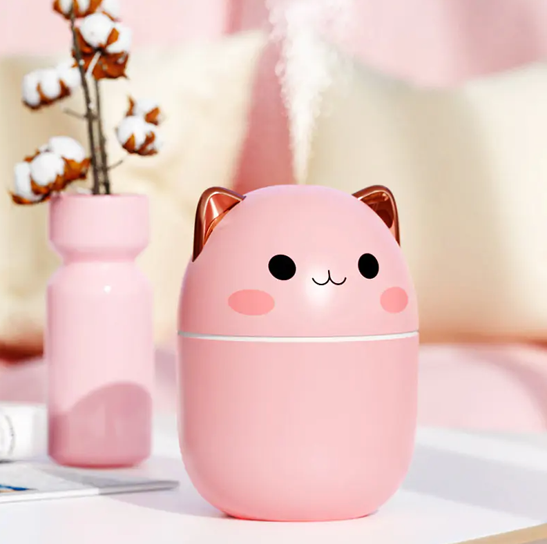 Cute Mini Air Humidifier Essential Oil Humidifier Home Bedroom Aroma Diffuser Purifier