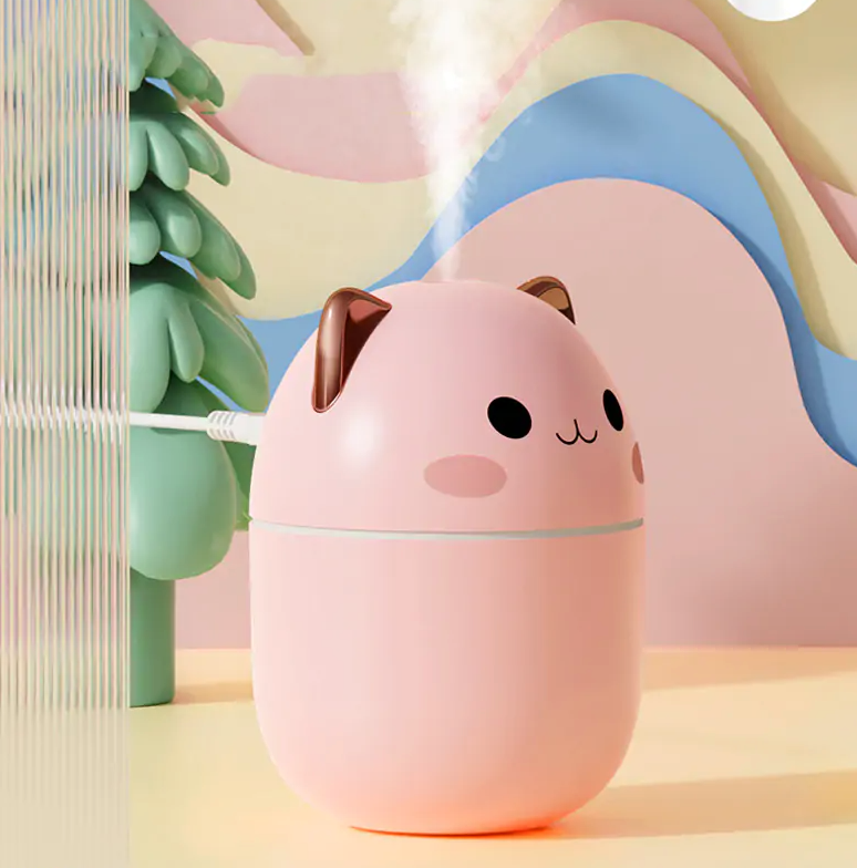 Cute Mini Air Humidifier Essential Oil Humidifier Home Bedroom Aroma Diffuser Purifier