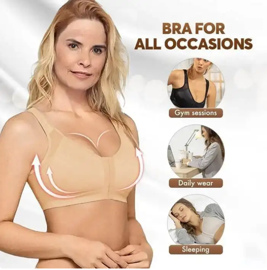 Adjustable Chest Brace Support Multifunctional Bra Women